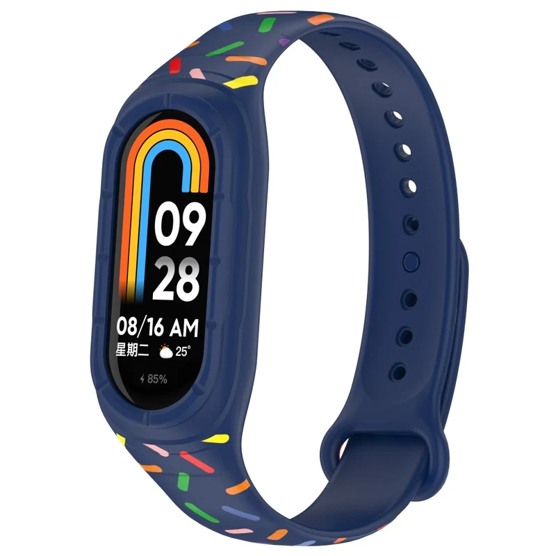 Xiaomi Smart Band 8 silicone colorful spotted style strap