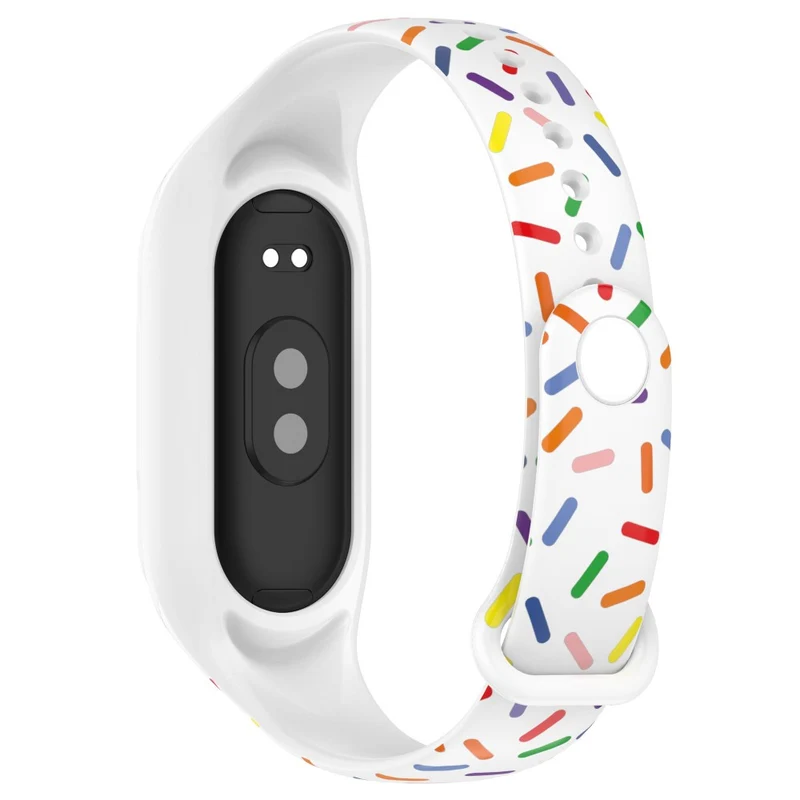 Xiaomi Smart Band 8 silicone colorful spotted style strap