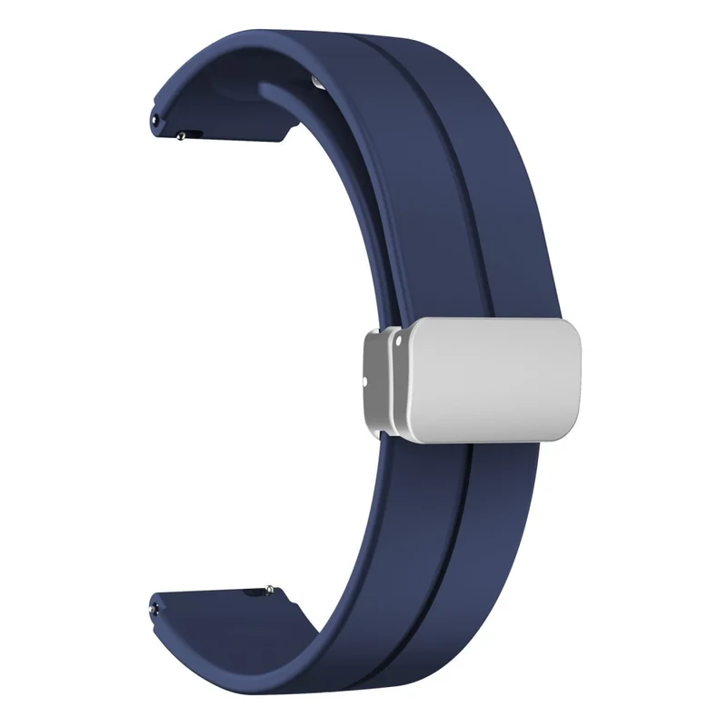 16mm silicone strap with silver buckle for Keep / Huawei / Timex watch