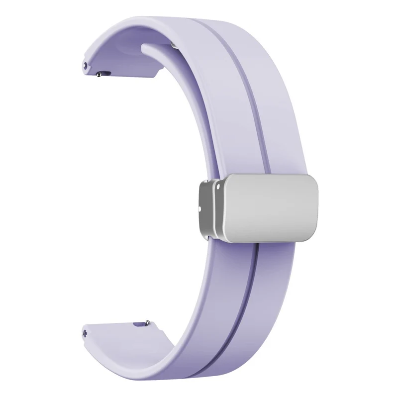 16mm silicone strap with silver buckle for Keep / Huawei / Timex watch