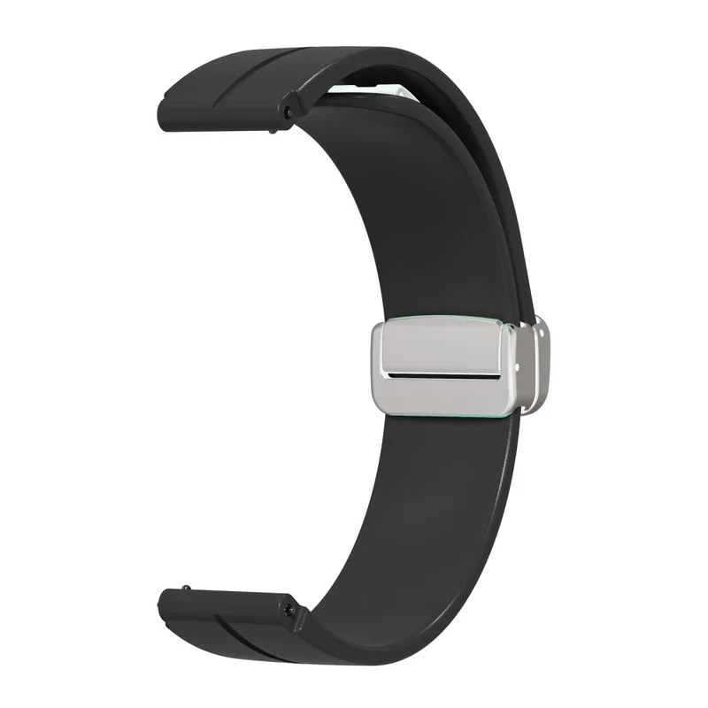16mm silicone strap with silver buckle for Keep / Huawei / Timex watch
