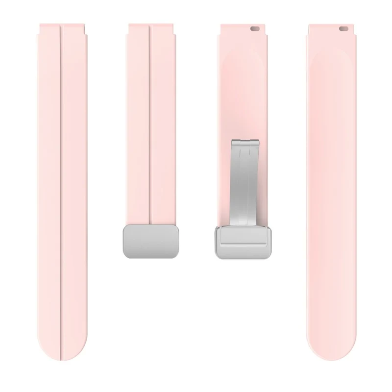 16mm silicone strap with silver buckle for Keep / Huawei / Timex watch
