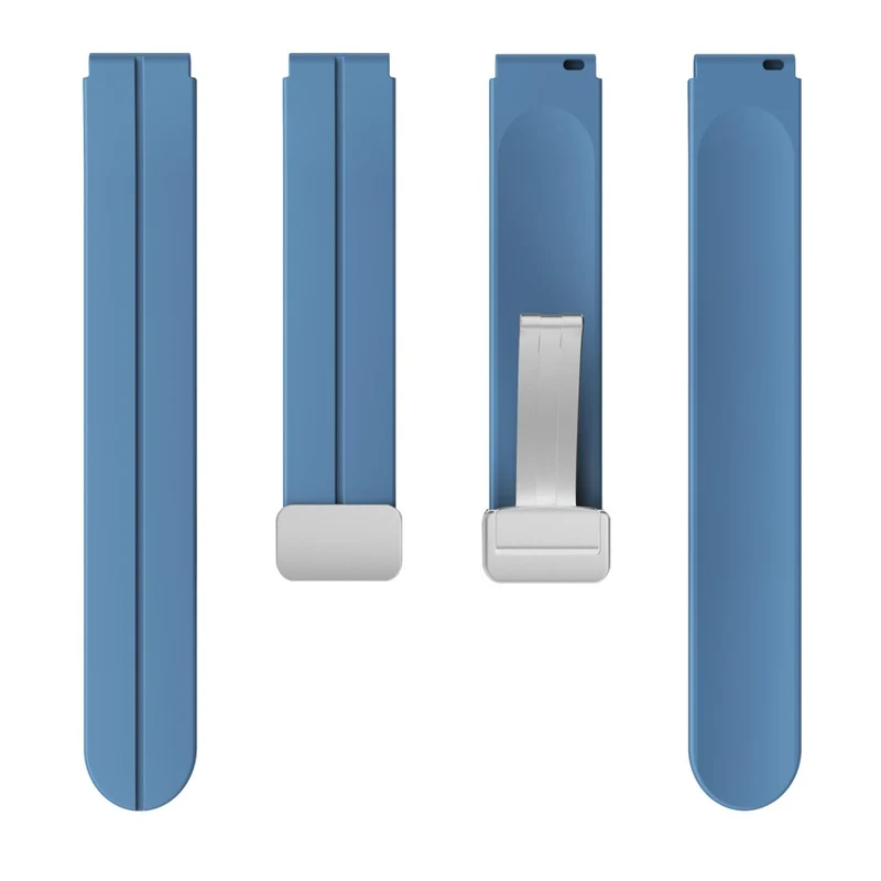 16mm silicone strap with silver buckle for Keep / Huawei / Timex watch