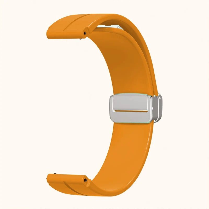 16mm silicone strap with silver buckle for Keep / Huawei / Timex watch