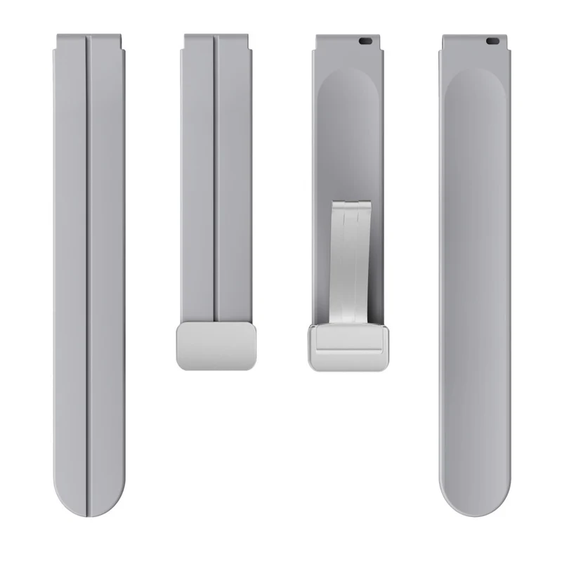 16mm silicone strap with silver buckle for Keep / Huawei / Timex watch