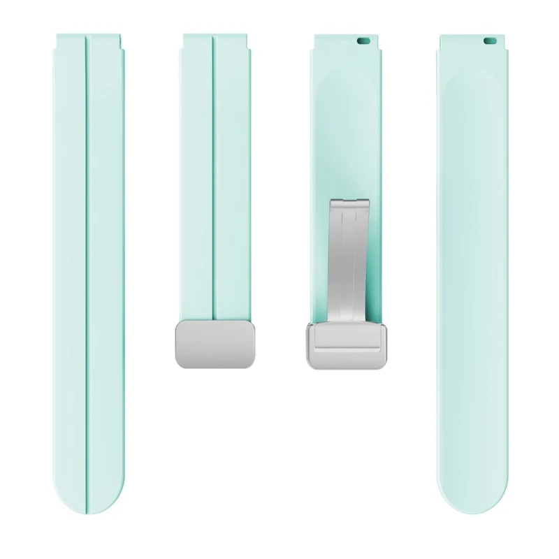 16mm silicone strap with silver buckle for Keep / Huawei / Timex watch