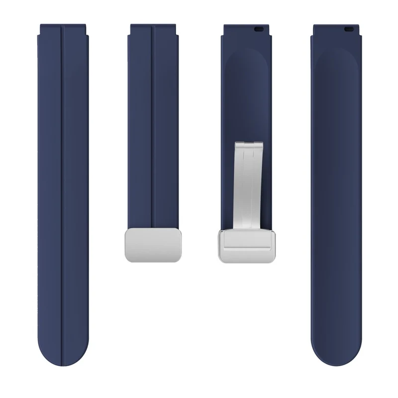 16mm silicone strap with silver buckle for Keep / Huawei / Timex watch
