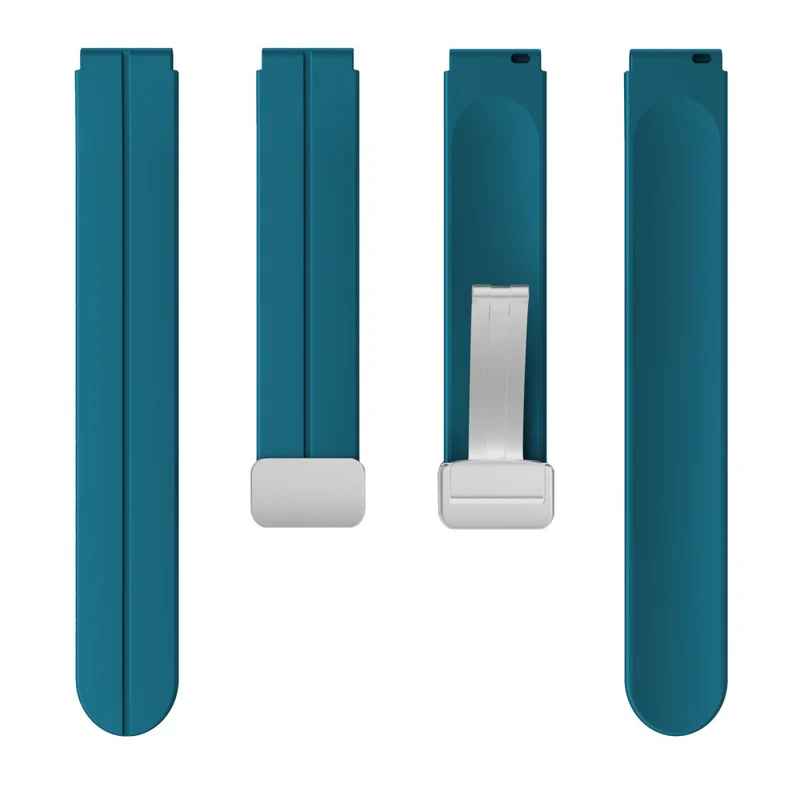 16mm silicone strap with silver buckle for Keep / Huawei / Timex watch