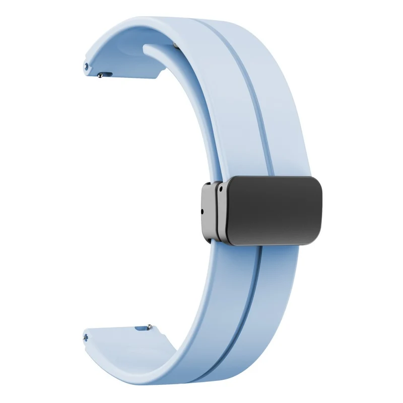 16mm silicone strap with black buckle for Keep / Huawei / Timex watch