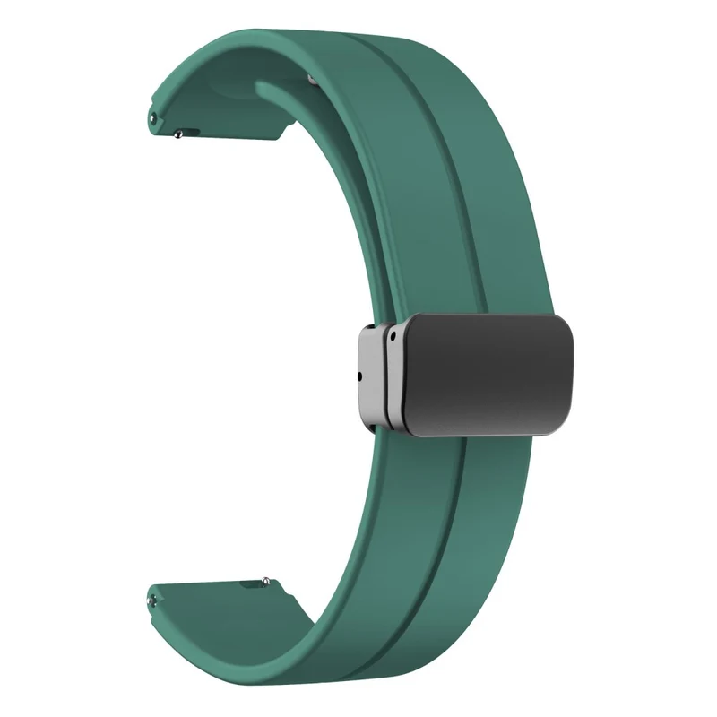 16mm silicone strap with black buckle for Keep / Huawei / Timex watch