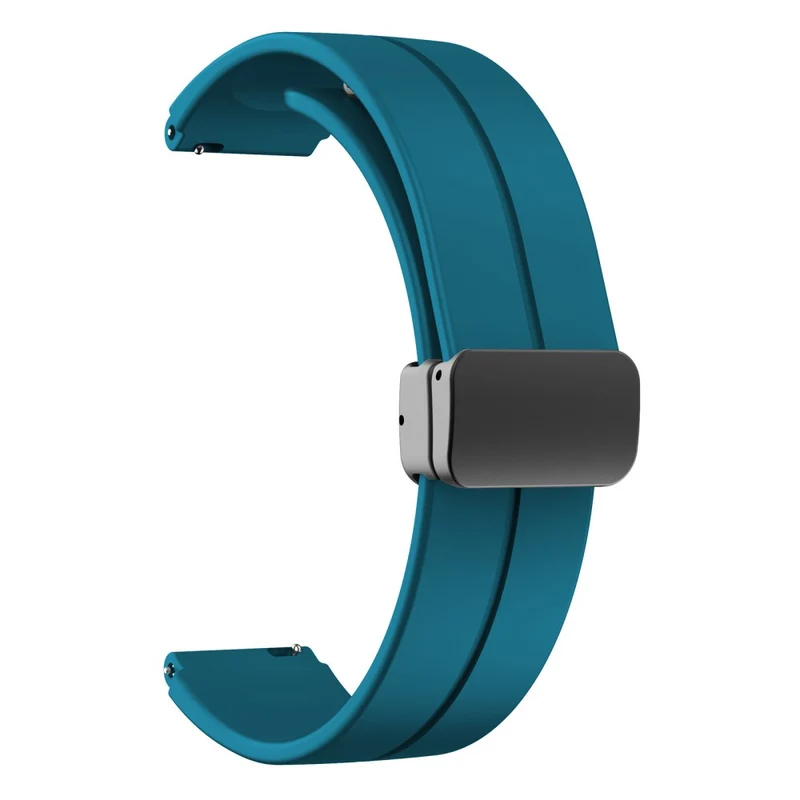 16mm silicone strap with black buckle for Keep / Huawei / Timex watch