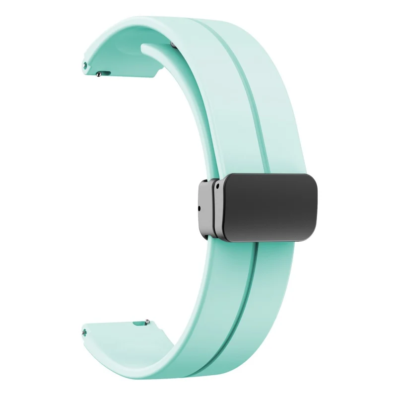 16mm silicone strap with black buckle for Keep / Huawei / Timex watch