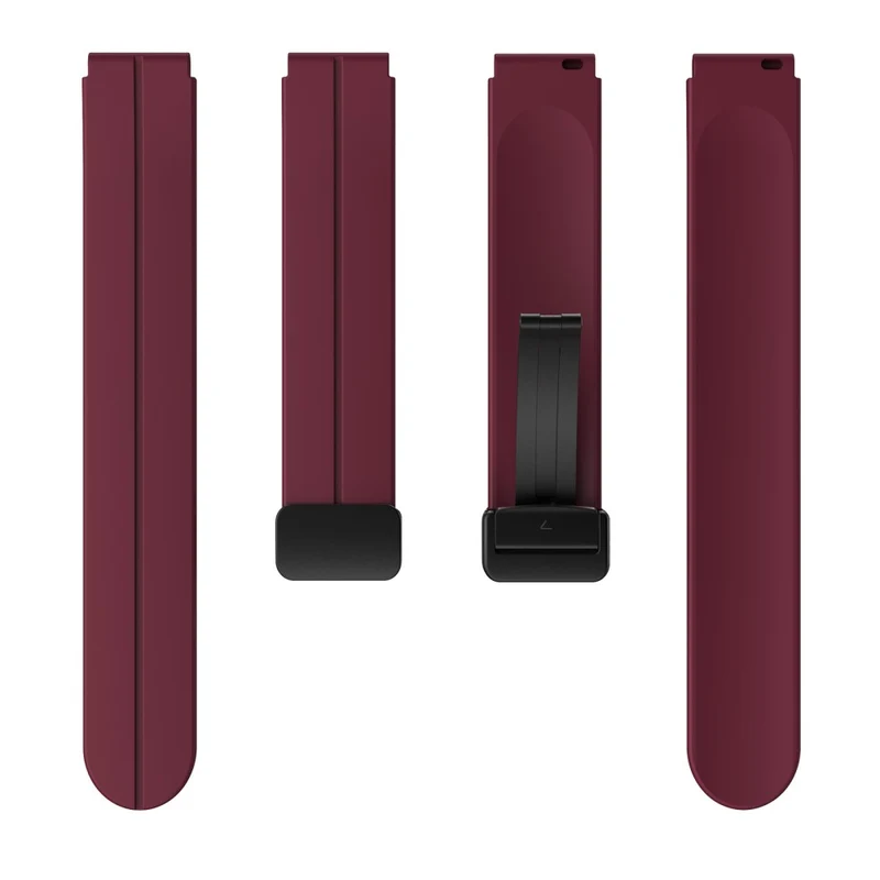 16mm silicone strap with black buckle for Keep / Huawei / Timex watch