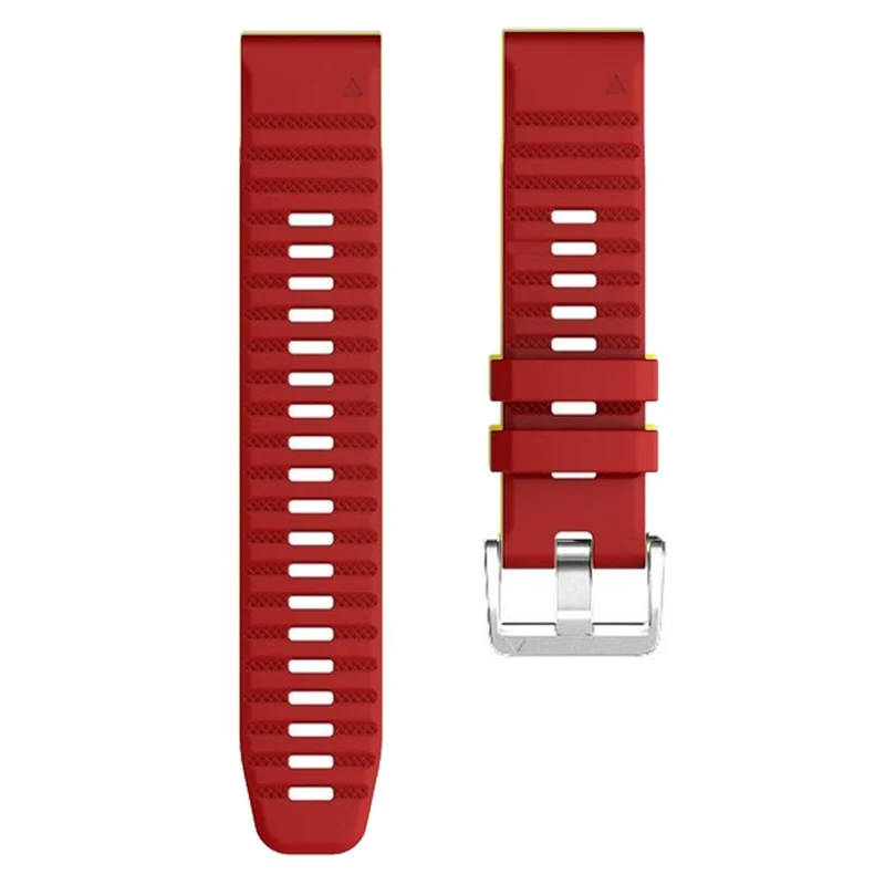 Silicone strap with silver buckle for Garmin / Amazfit and Coros watch - Navy Blue