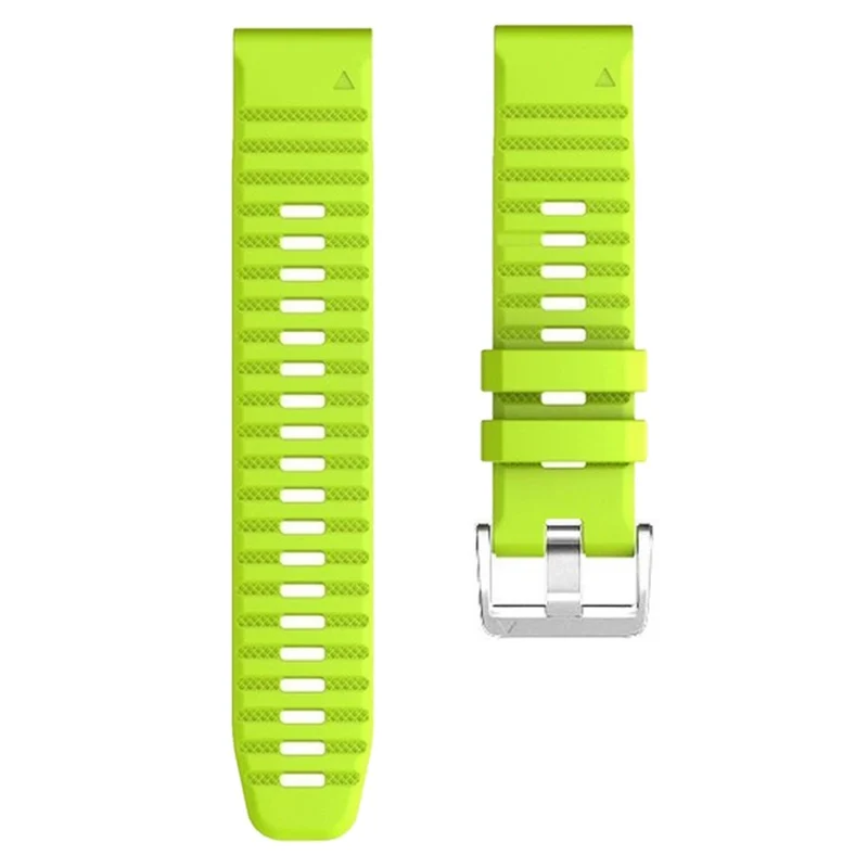 Silicone strap with silver buckle for Garmin / Amazfit and Coros watch - Navy Blue