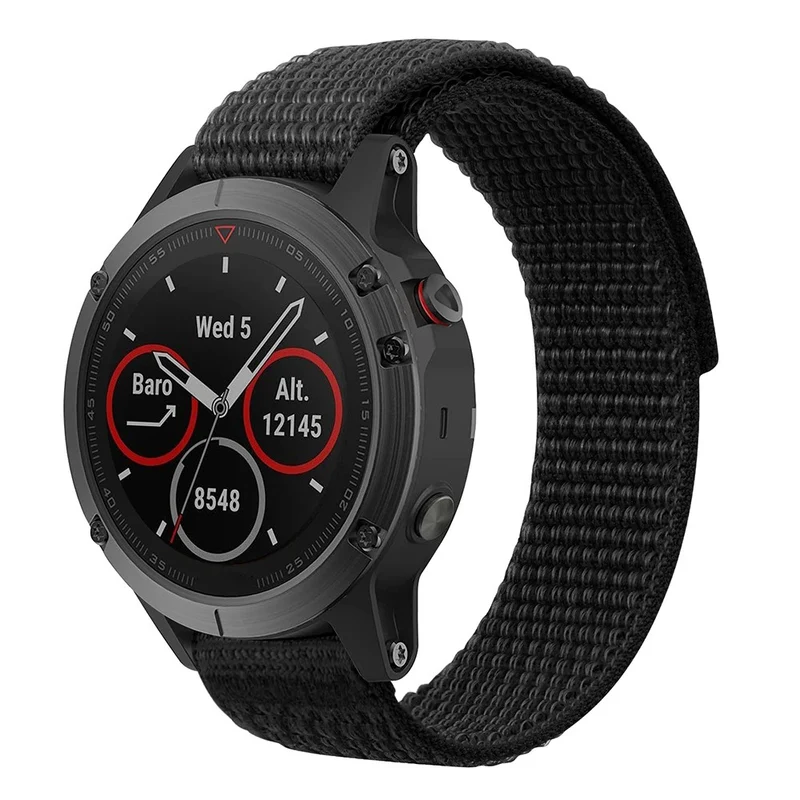Nylon loop strap for Garmin / Amazfit and Coros watch - Sky Blue