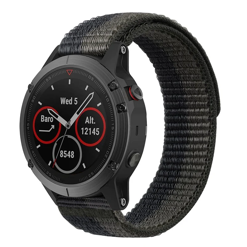 Nylon loop strap for Garmin / Amazfit and Coros watch - Sky Blue