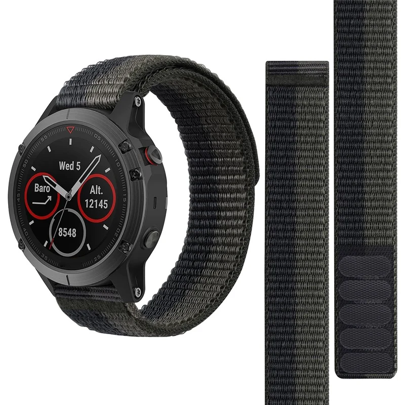 Nylon loop strap for Garmin / Amazfit and Coros watch - Sky Blue