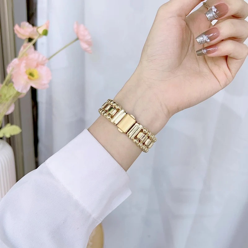 Apple Watch Series 8 (41mm) metal bead strap