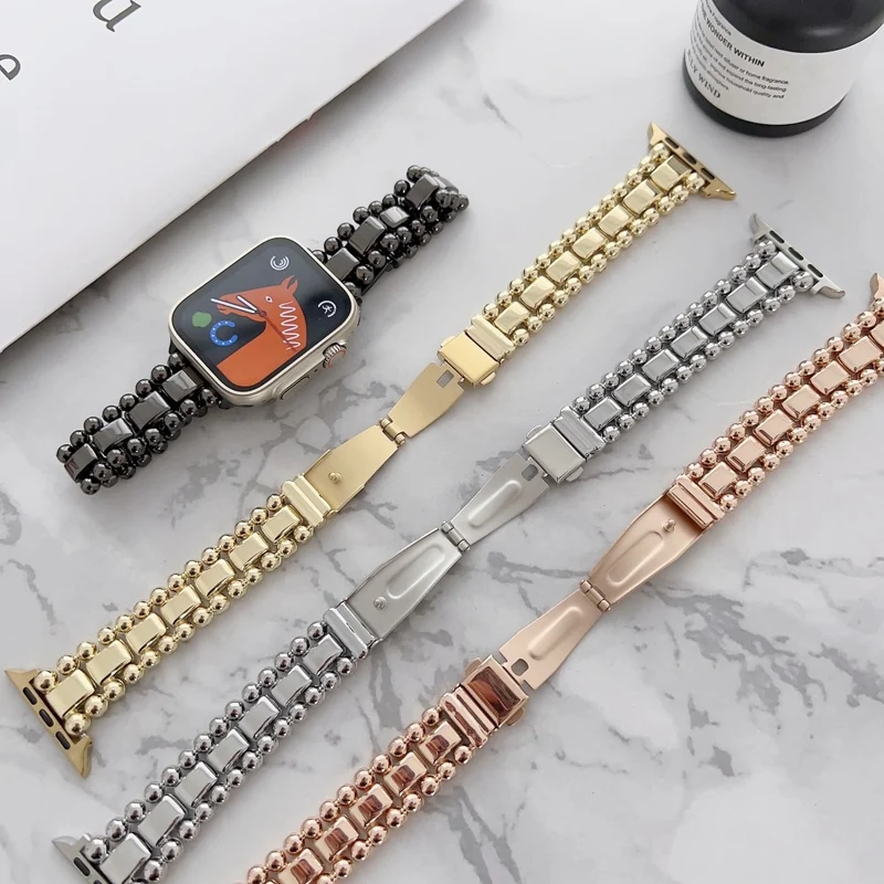 Apple Watch Series 8 (45mm) / Watch Ultra metal bead strap
