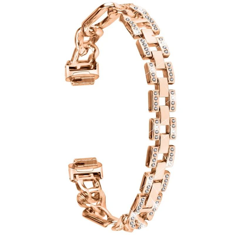 Fitbit Inspire 3 Bling Rhinestone Metal Watch Band