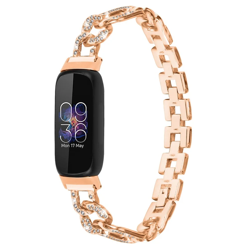 Fitbit Inspire 3 Bling Rhinestone Metal Watch Band