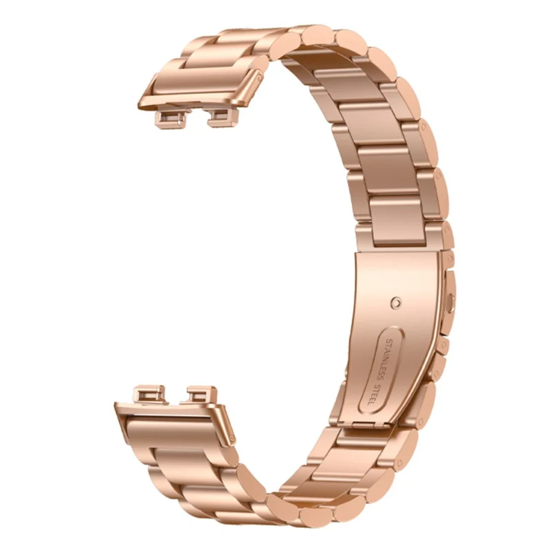 Huawei Band 8 Rose Gold Stainless Steel Watch Bracelet