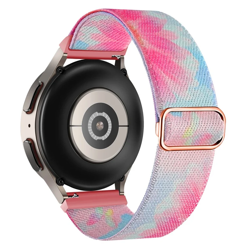 Patterned Nylon Watch Band for Coros Apex Pro / Apex 46mm - Flowers / Butterflies Design