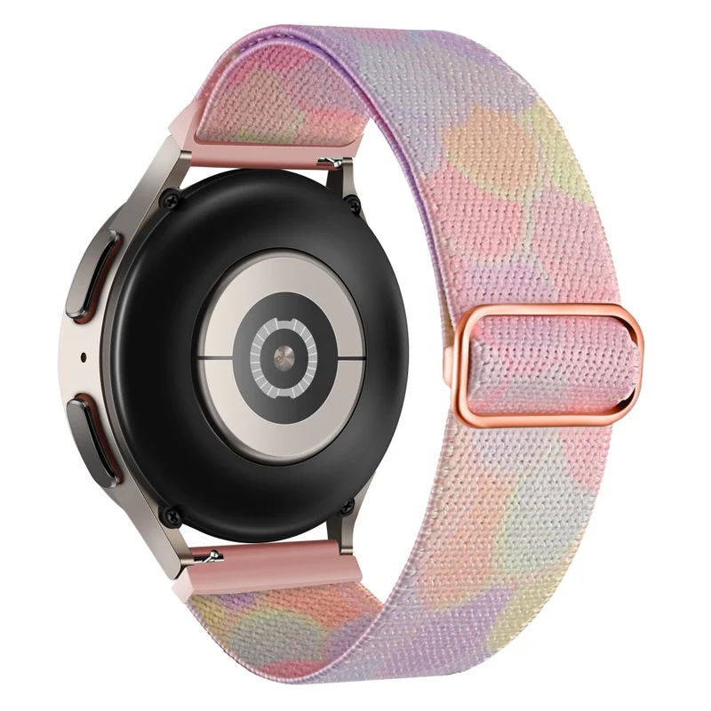 Patterned Nylon Watch Band for Coros Apex Pro / Apex 46mm - Flowers / Butterflies Design