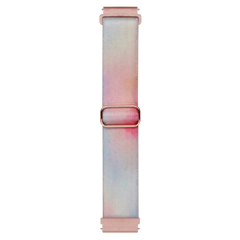 Patterned Nylon Watch Band for Coros Apex Pro / Apex 46mm - Flowers / Butterflies Design