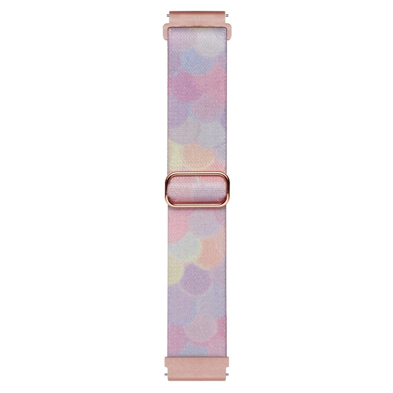 Patterned Nylon Watch Band for Coros Apex Pro / Apex 46mm - Flowers / Butterflies Design