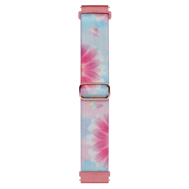 Ocean Blue Patterned Nylon Watch Band for Coros Pace 2 / Apex 42mm - 20mm