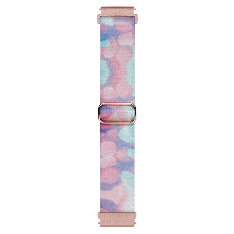 Ocean Blue Patterned Nylon Watch Band for Coros Pace 2 / Apex 42mm - 20mm