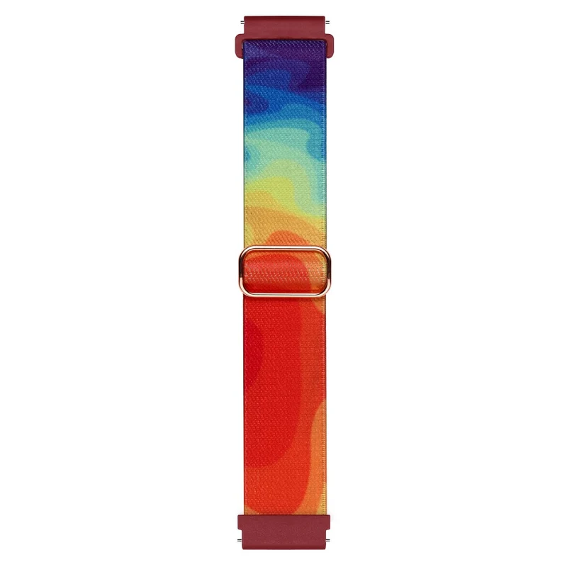 Ocean Blue Patterned Nylon Watch Band for Coros Pace 2 / Apex 42mm - 20mm
