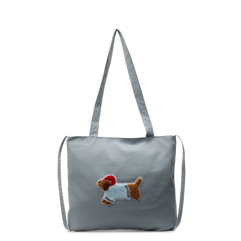 Niedliche Cartoon-Hund-Themen-Leinen-Tasche