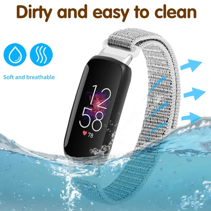 Nylon braid style strap for Fitbit Inspire 3
