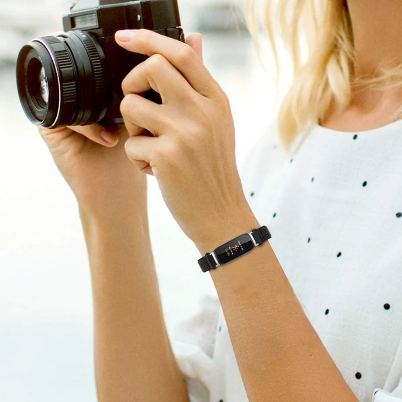 Nylon braid style strap for Fitbit Inspire 3