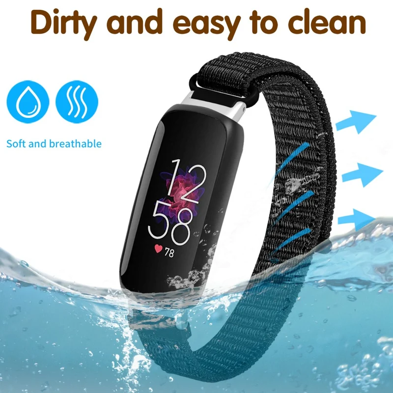 Nylon braid style strap for Fitbit Inspire 3