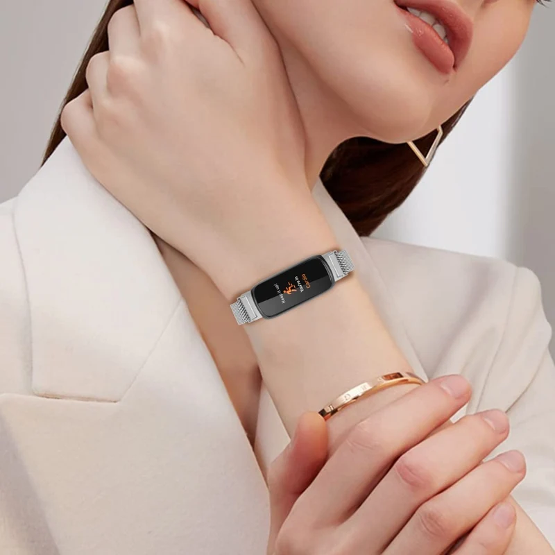 Fitbit Inspire 3 milanese stainless steel strap