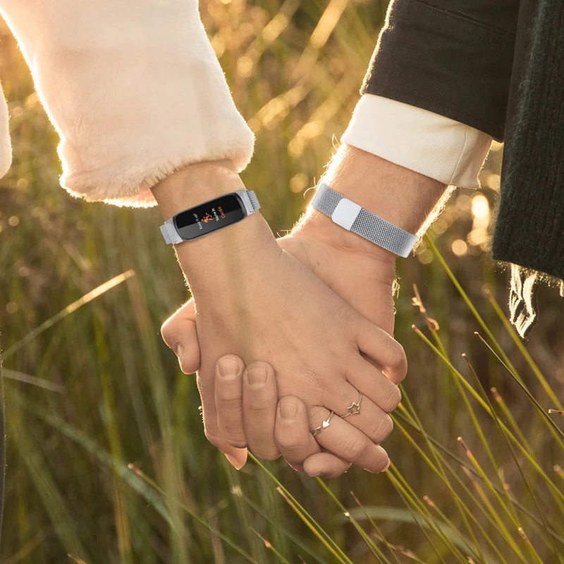 Fitbit Inspire 3 milanese stainless steel strap