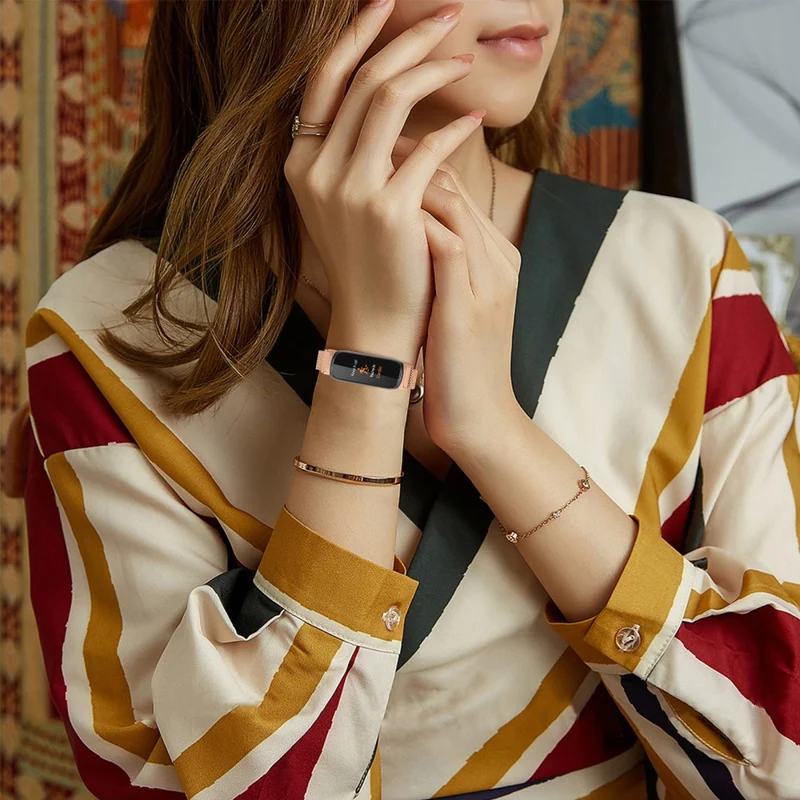 Fitbit Inspire 3 milanese stainless steel strap