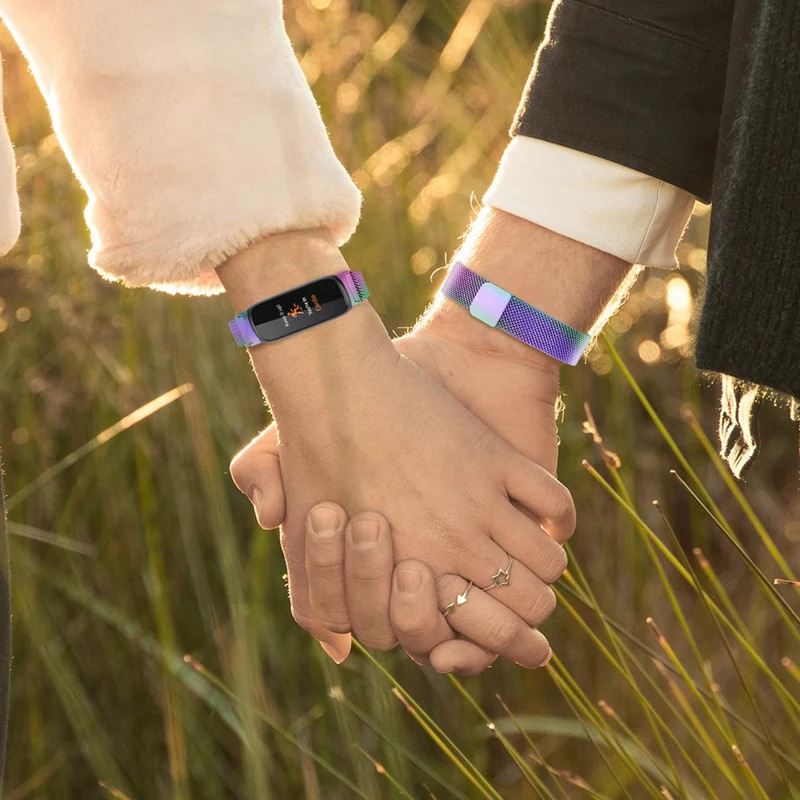 Fitbit Inspire 3 milanese stainless steel strap