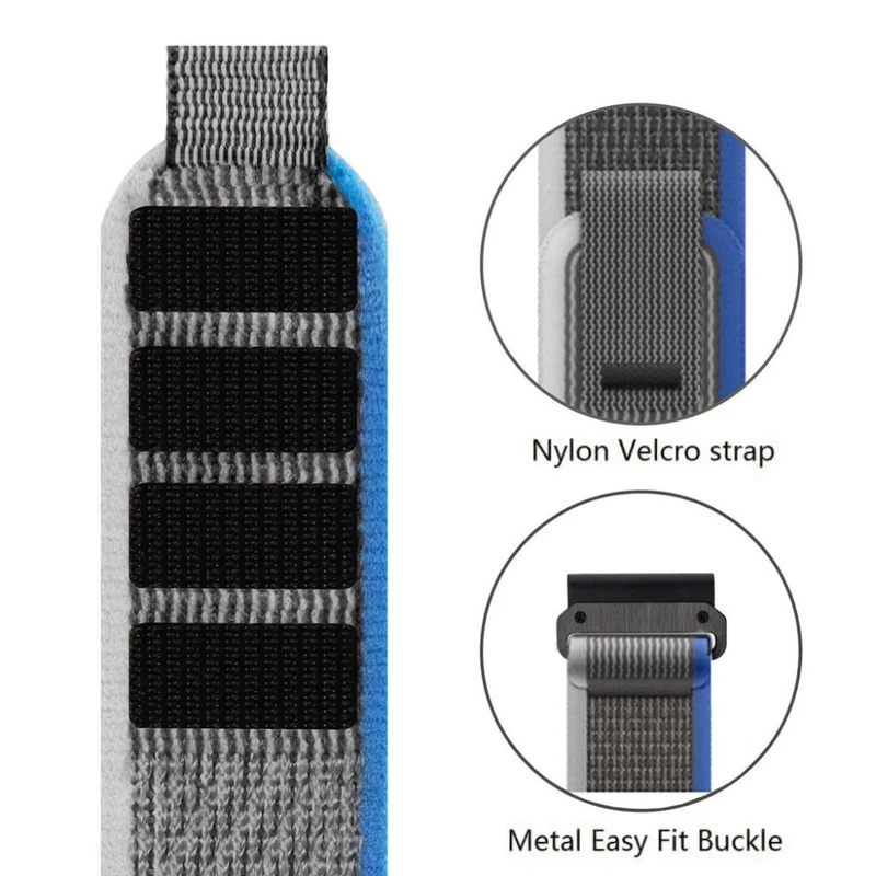 26mm nylon loop strap for Garmin watch