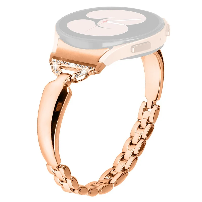 Rhinestone Decor Copper Watch Band for Samsung Galaxy Watches