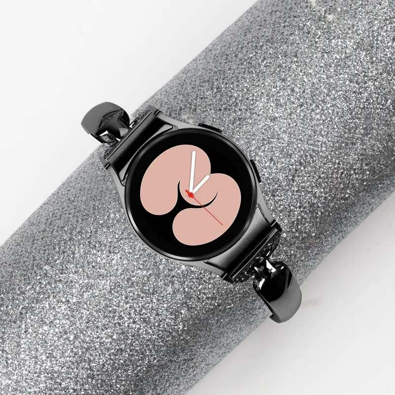 Rhinestone Decor Copper Watch Band for Samsung Galaxy Watches