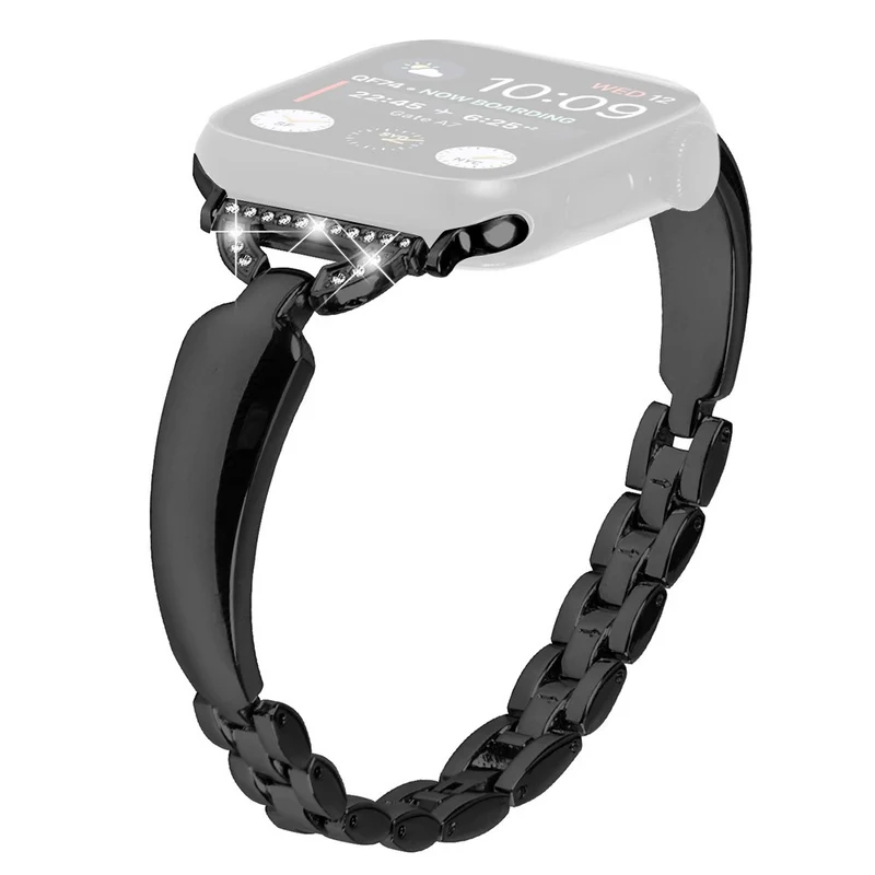 Black Rhinestone Watch Band for Apple Watch - Elegant and Durable