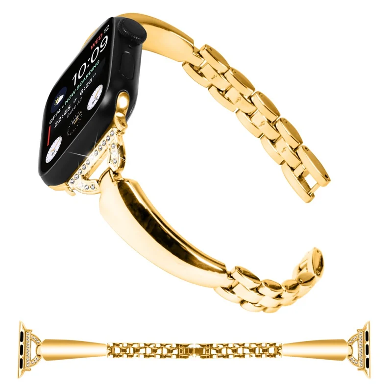 Black Rhinestone Watch Band for Apple Watch - Elegant and Durable