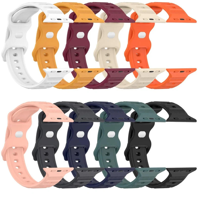 Silicone Dot Design Wrist Strap for Apple Watch