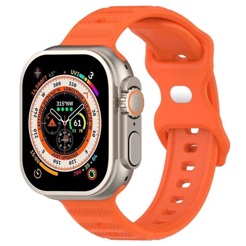 Silicone Watch Band for Apple Watch 41mm/40mm/38mm Series 9/8/7/6/5/4/SE (2022/2023)