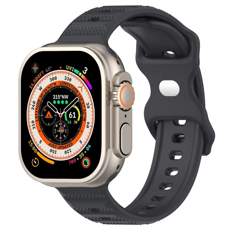 Silicone Watch Band for Apple Watch 41mm/40mm/38mm Series 9/8/7/6/5/4/SE (2022/2023)
